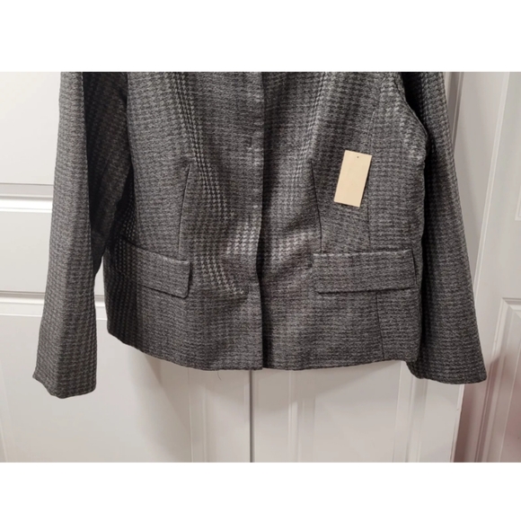 Coldwater Creek Women's Blazer Jacket Size: 20 109.95 Hounds Tooth - Picture 2 of 12